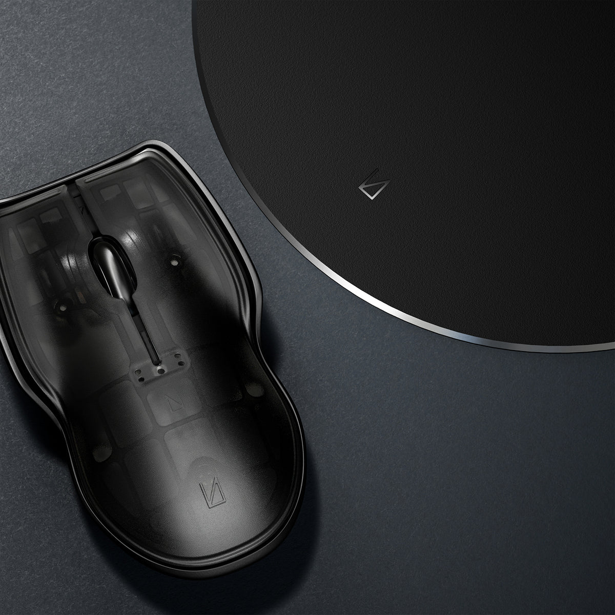 Seagate Mouse Leather Desk Pad - Podium Edge Pad | Umbra Noire